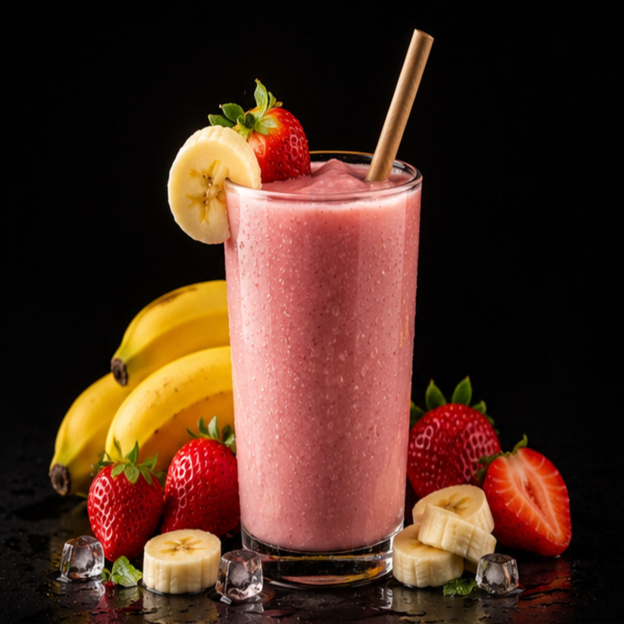 Smoothie Vitality: Plátano, fresa